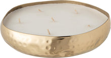 Afbeelding in Gallery-weergave laden, J-Line geurkaars Livia metaal goud medium 19x19x4,5cm