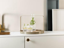 Afbeelding in Gallery-weergave laden, Gusta serveerplank met bamboe ø 35 cm beige