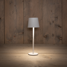 Afbeelding in Gallery-weergave laden, Anna&#39;s collection draadloze Tafellamp Mat Wit 9 x 27.5 LED Warm Wit Dimbaar
