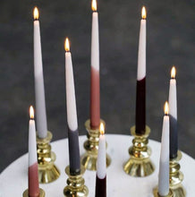 Afbeelding in Gallery-weergave laden, Rustik Lys tweelingkaars wit brique 2,2x29cm
