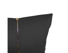 Afbeelding in Gallery-weergave laden, Overseas kussen zwart gouden rits 40x60cm
