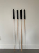 Afbeelding in Gallery-weergave laden, Branded By tuinfakkels zwart 3,4x20cm hoogte 95cm set van 2 stuks
