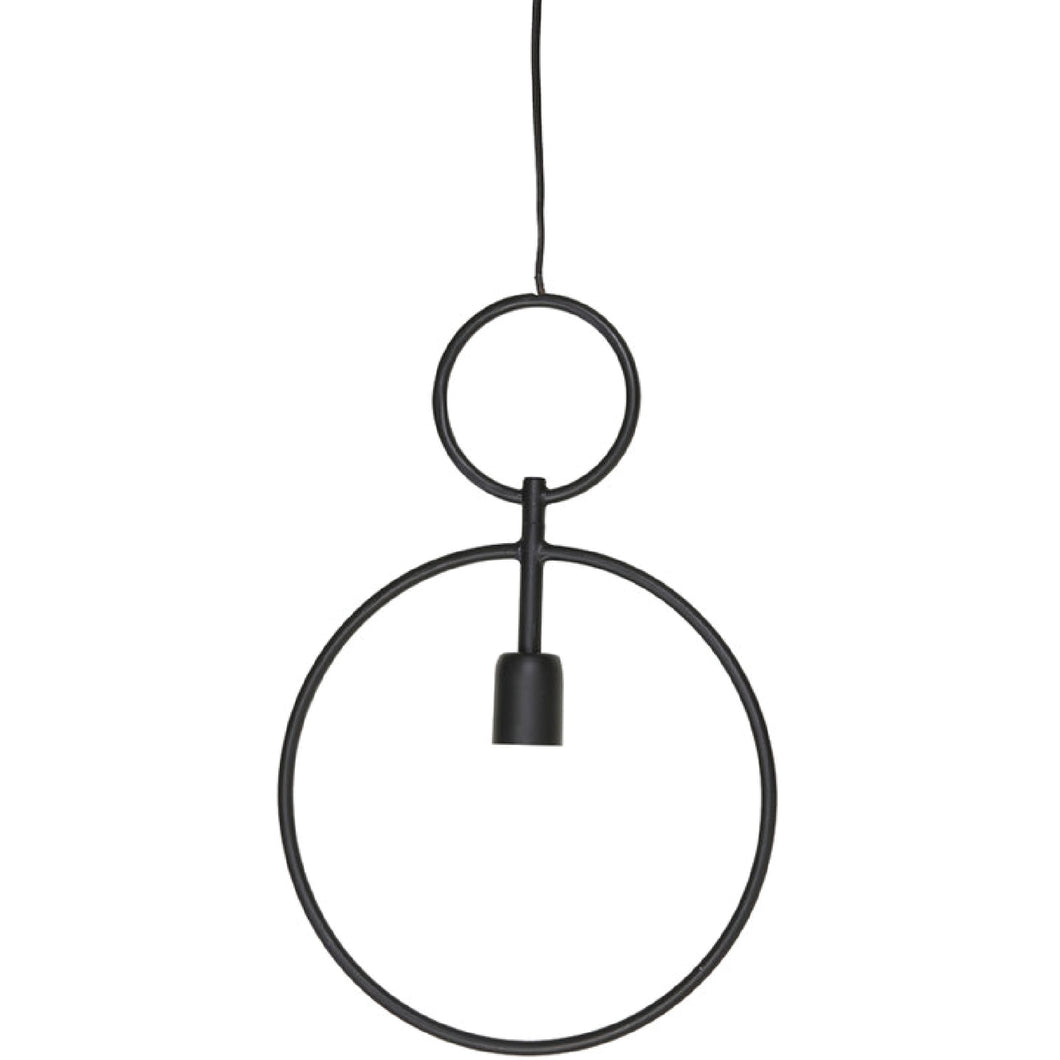 Light & Living hanglamp 30x4x45cm DORINA mat zwart