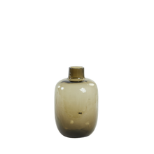 Afbeelding in Gallery-weergave laden, Light &amp; Living vaas Ø12x18,5 cm DAKAR glas bruin
