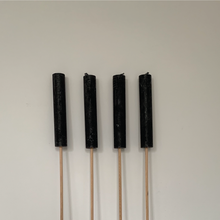 Afbeelding in Gallery-weergave laden, Branded By tuinfakkels zwart 3,4x20cm hoogte 95cm set van 2 stuks
